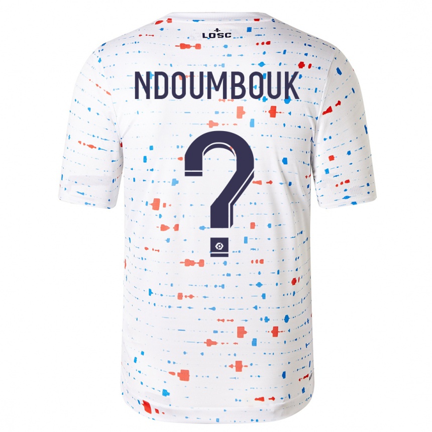 Hombre Fútbol Camiseta Marlyse Ngo Ndoumbouk #0 Blanco 2ª Equipación 2023/24 México