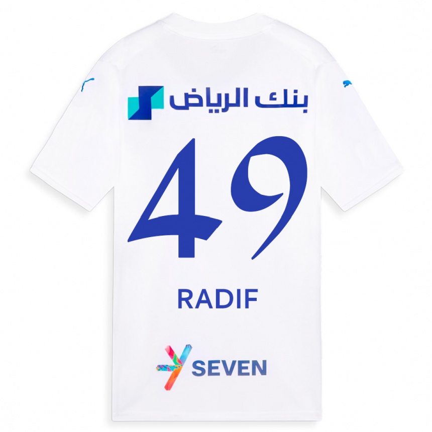 Hombre Fútbol Camiseta Abdullah Radif #49 Blanco 2ª Equipación 2023/24 México