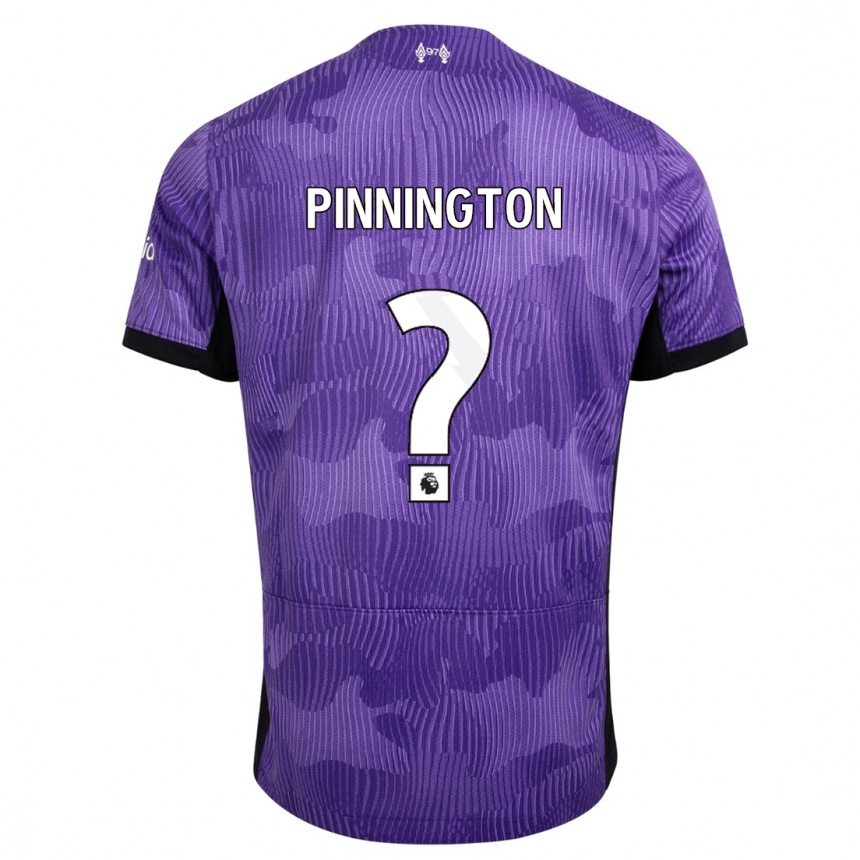 Hombre Fútbol Camiseta Carter Pinnington #0 Púrpura Equipación Tercera 2023/24 México