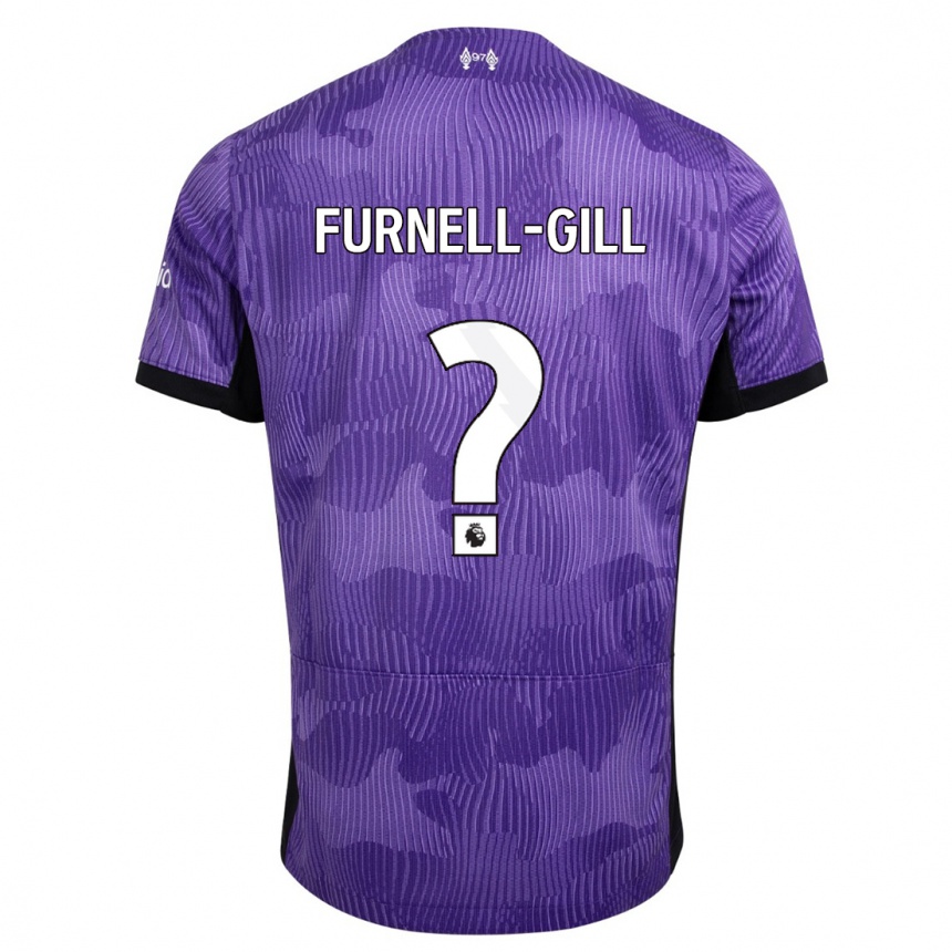 Hombre Fútbol Camiseta Luca Furnell-Gill #0 Púrpura Equipación Tercera 2023/24 México