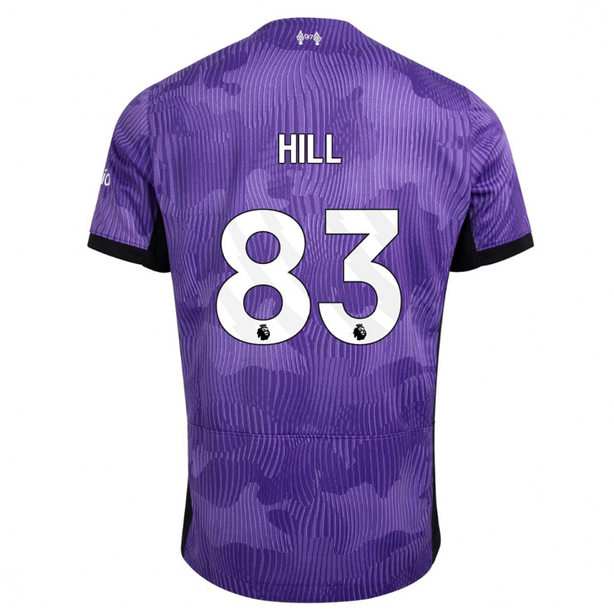 Hombre Fútbol Camiseta Tom Hill #83 Púrpura Equipación Tercera 2023/24 México