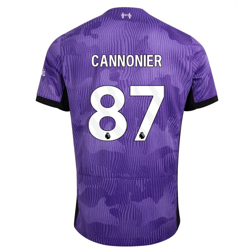 Hombre Fútbol Camiseta Oakley Cannonier #87 Púrpura Equipación Tercera 2023/24 México