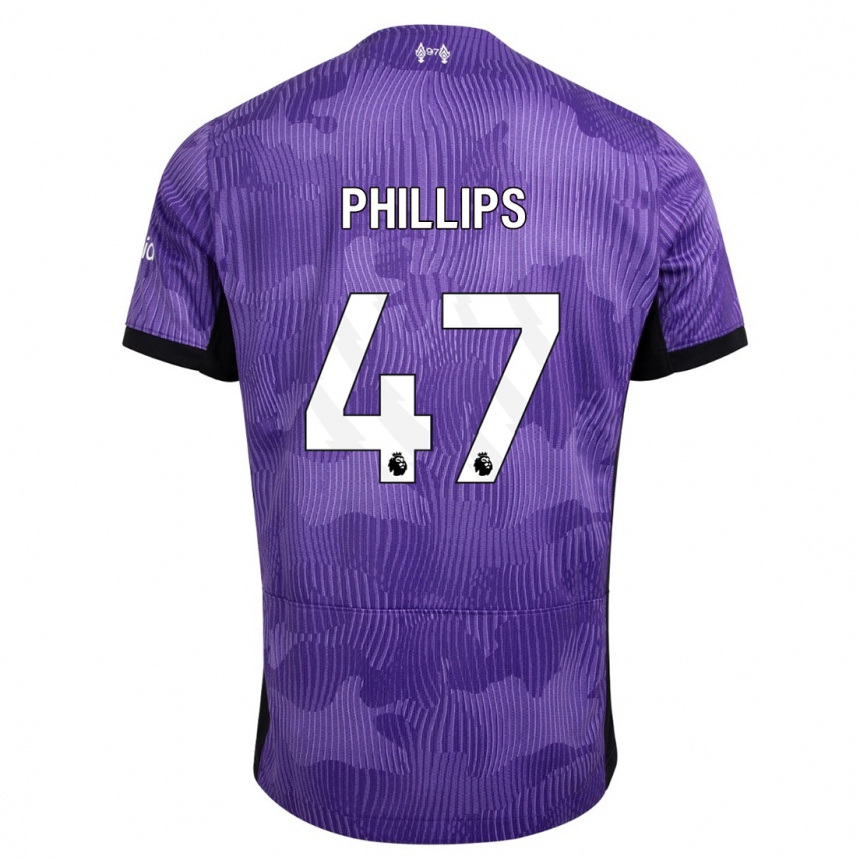 Hombre Fútbol Camiseta Nathaniel Phillips #47 Púrpura Equipación Tercera 2023/24 México