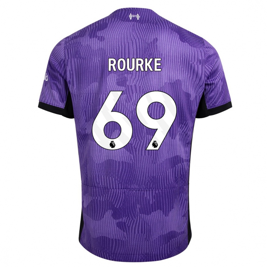 Hombre Fútbol Camiseta Fidel O'rourke #69 Púrpura Equipación Tercera 2023/24 México