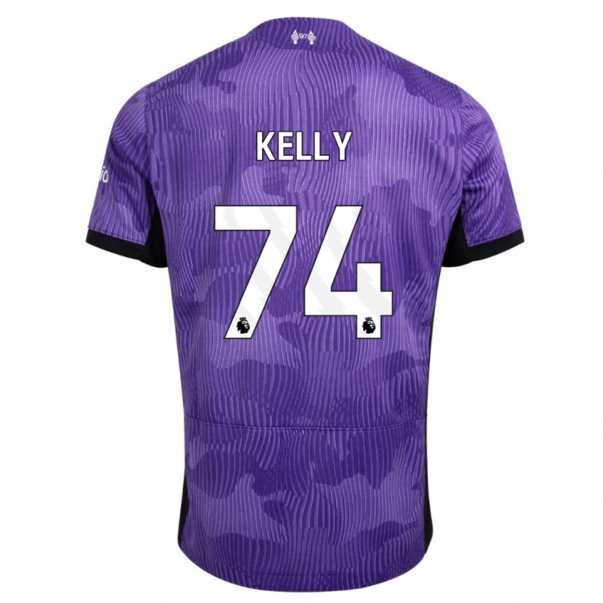 Hombre Fútbol Camiseta Oscar Kelly #74 Púrpura Equipación Tercera 2023/24 México