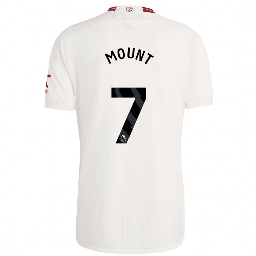 Hombre Fútbol Camiseta Mason Mount #7 Blanco Equipación Tercera 2023/24 México