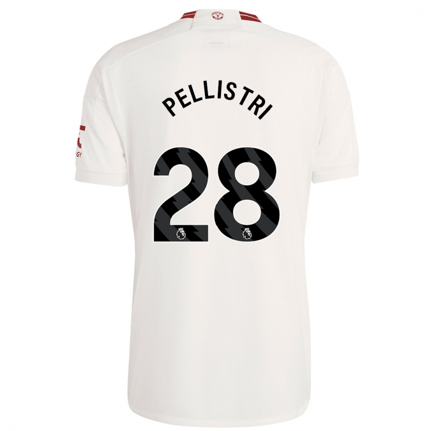 Hombre Fútbol Camiseta Facundo Pellistri #28 Blanco Equipación Tercera 2023/24 México