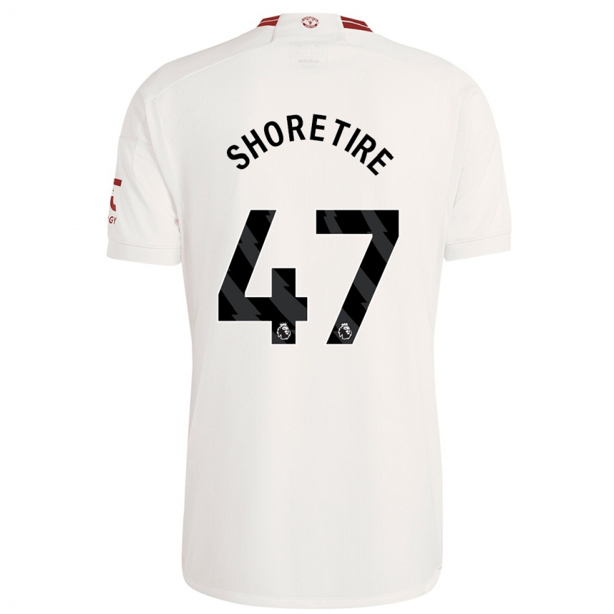 Hombre Fútbol Camiseta Shola Shoretire #47 Blanco Equipación Tercera 2023/24 México