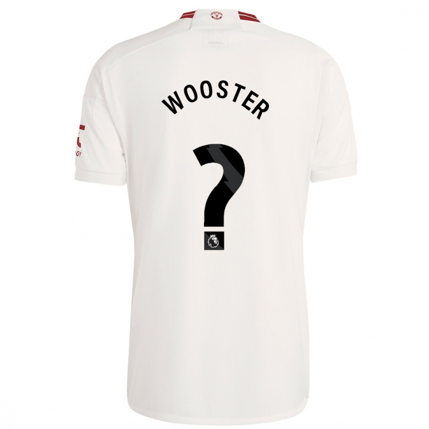 Hombre Fútbol Camiseta Tom Wooster #0 Blanco Equipación Tercera 2023/24 México