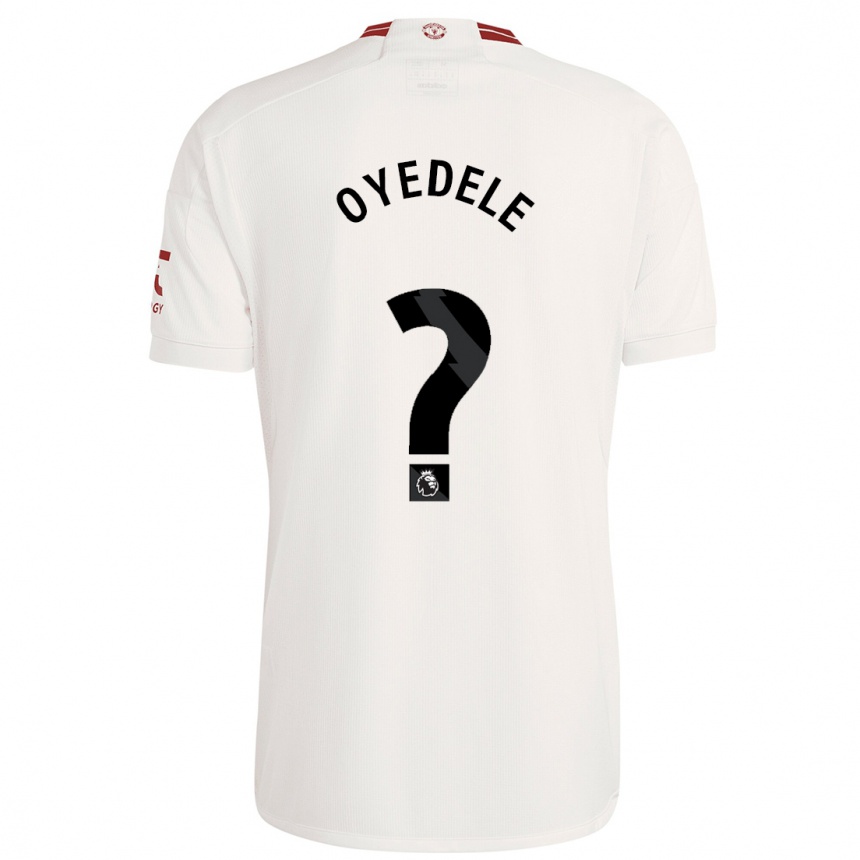 Hombre Fútbol Camiseta Maxi Oyedele #0 Blanco Equipación Tercera 2023/24 México