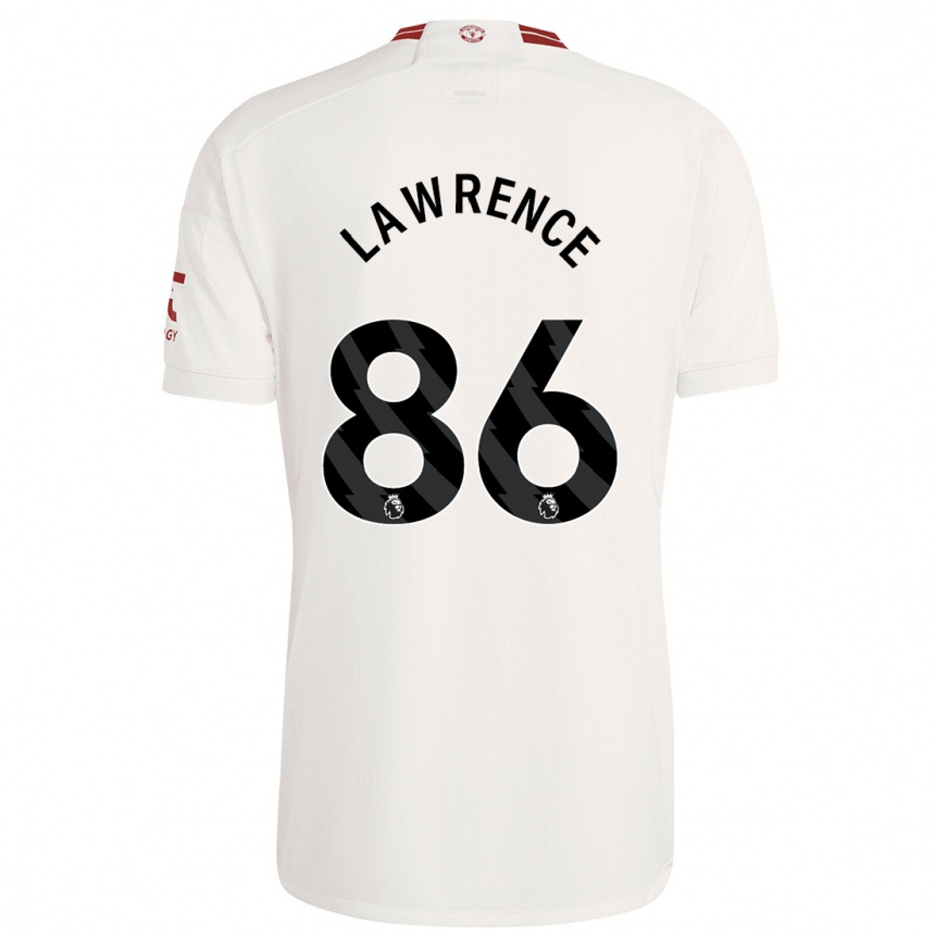 Hombre Fútbol Camiseta Marcus Lawrence #86 Blanco Equipación Tercera 2023/24 México