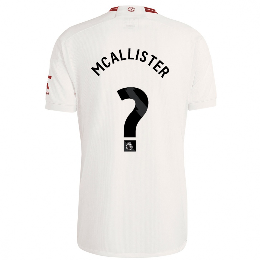 Hombre Fútbol Camiseta Finley Mcallister #0 Blanco Equipación Tercera 2023/24 México