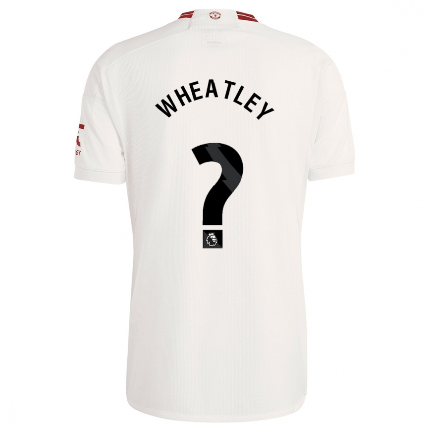 Hombre Fútbol Camiseta Ethan Wheatley #0 Blanco Equipación Tercera 2023/24 México