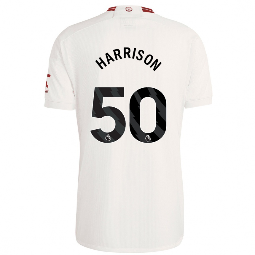 Hombre Fútbol Camiseta Elyh Harrison #50 Blanco Equipación Tercera 2023/24 México