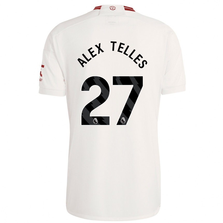 Hombre Fútbol Camiseta Alex Nicolao Telles #27 Blanco Equipación Tercera 2023/24 México