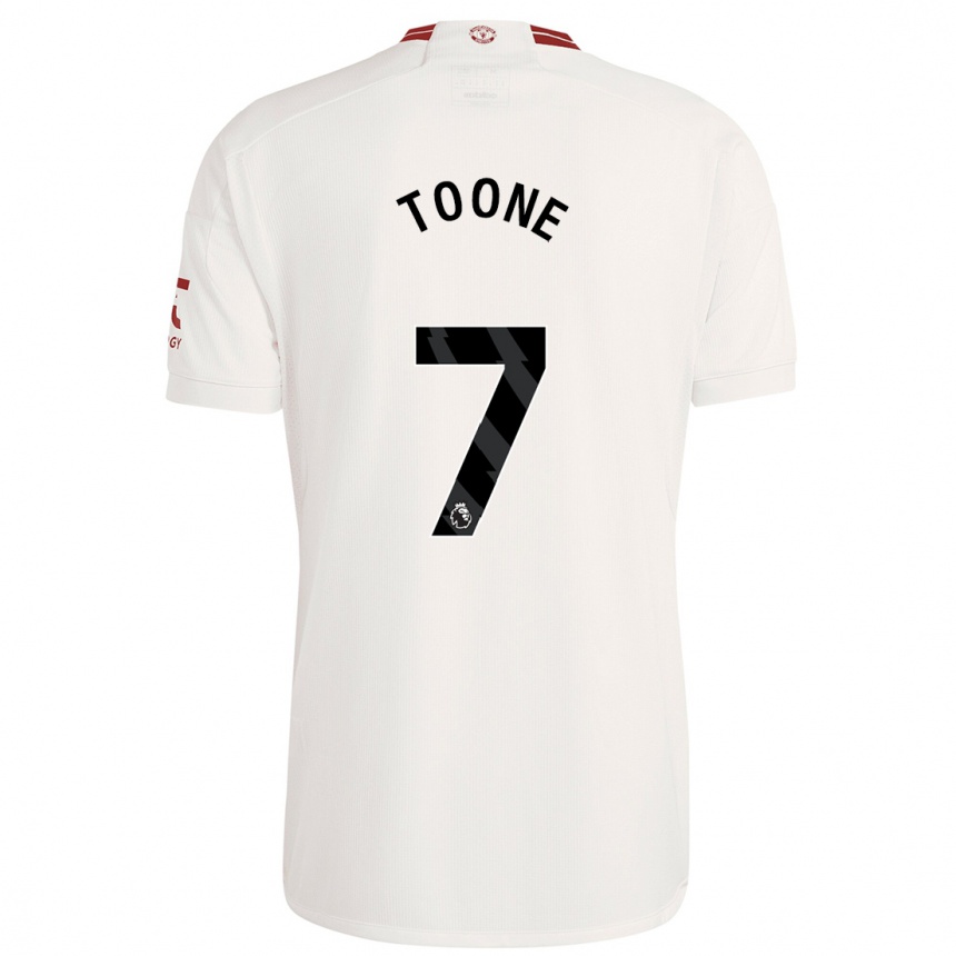 Hombre Fútbol Camiseta Ella Toone #7 Blanco Equipación Tercera 2023/24 México