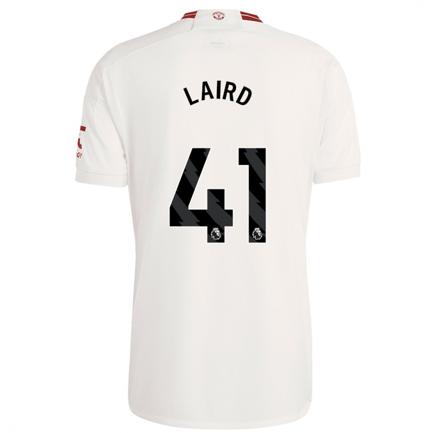 Hombre Fútbol Camiseta Ethan Laird #41 Blanco Equipación Tercera 2023/24 México