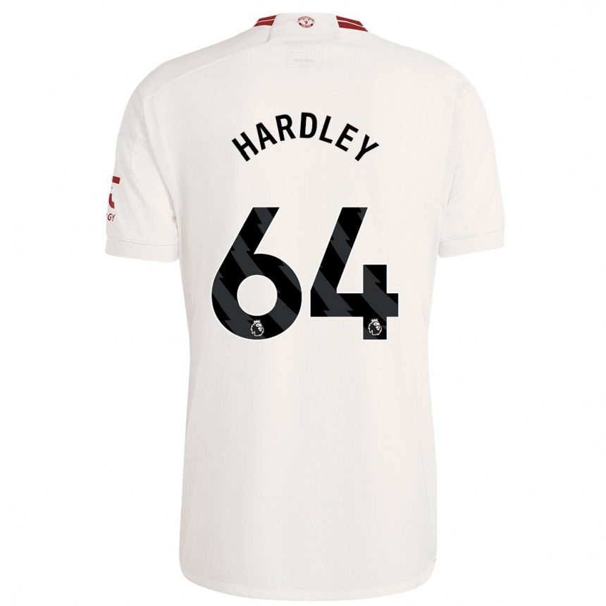 Hombre Fútbol Camiseta Bjorn Hardley #64 Blanco Equipación Tercera 2023/24 México