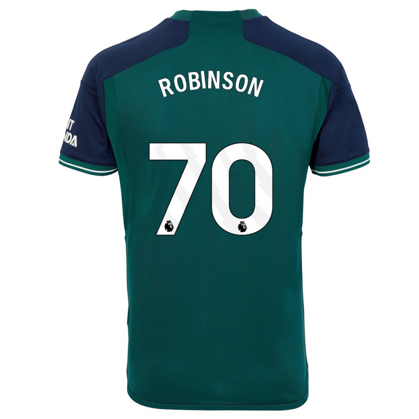 Hombre Fútbol Camiseta Josh Robinson #70 Verde Equipación Tercera 2023/24 México