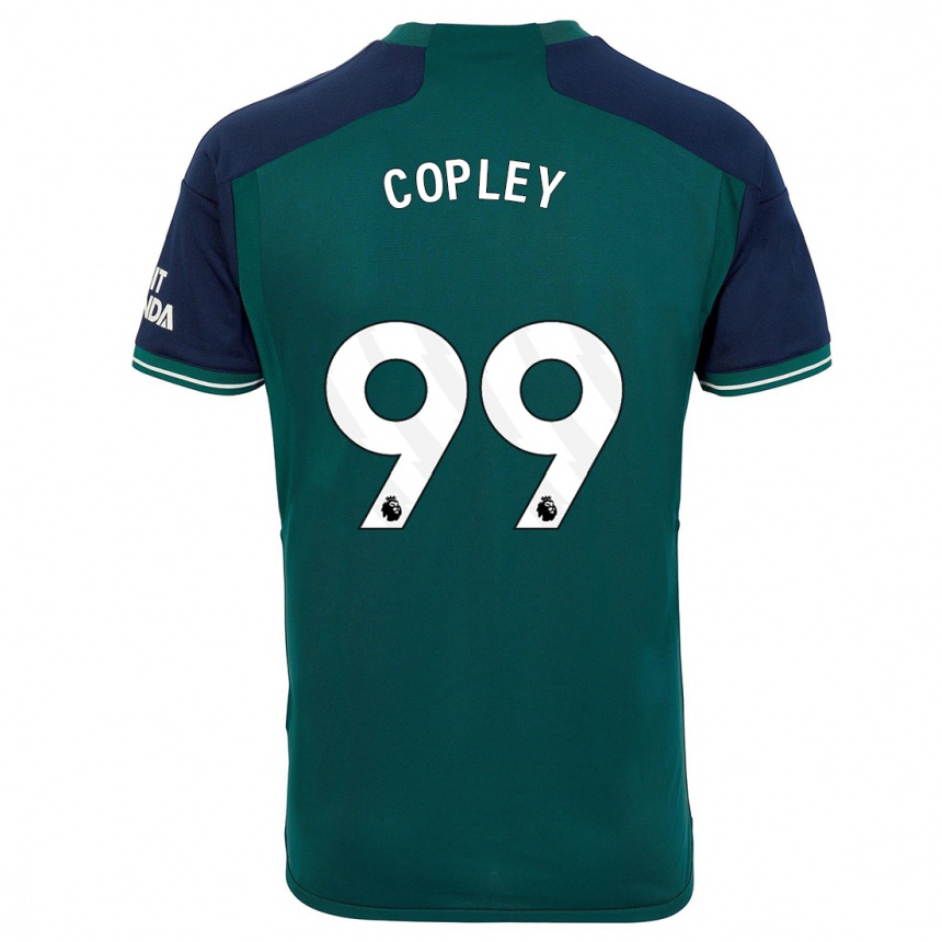 Hombre Fútbol Camiseta Louie Copley #99 Verde Equipación Tercera 2023/24 México