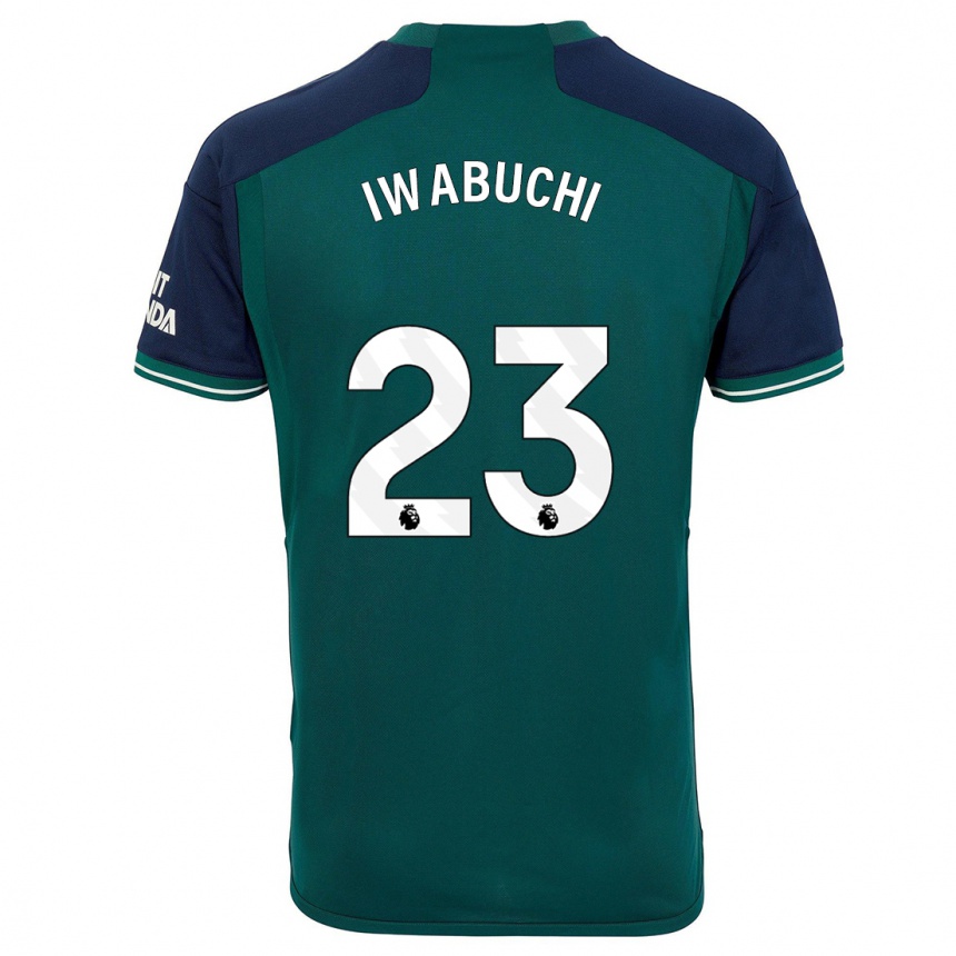 Hombre Fútbol Camiseta Mana Iwabuchi #23 Verde Equipación Tercera 2023/24 México