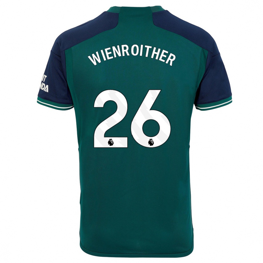 Hombre Fútbol Camiseta Laura Wienroither #26 Verde Equipación Tercera 2023/24 México