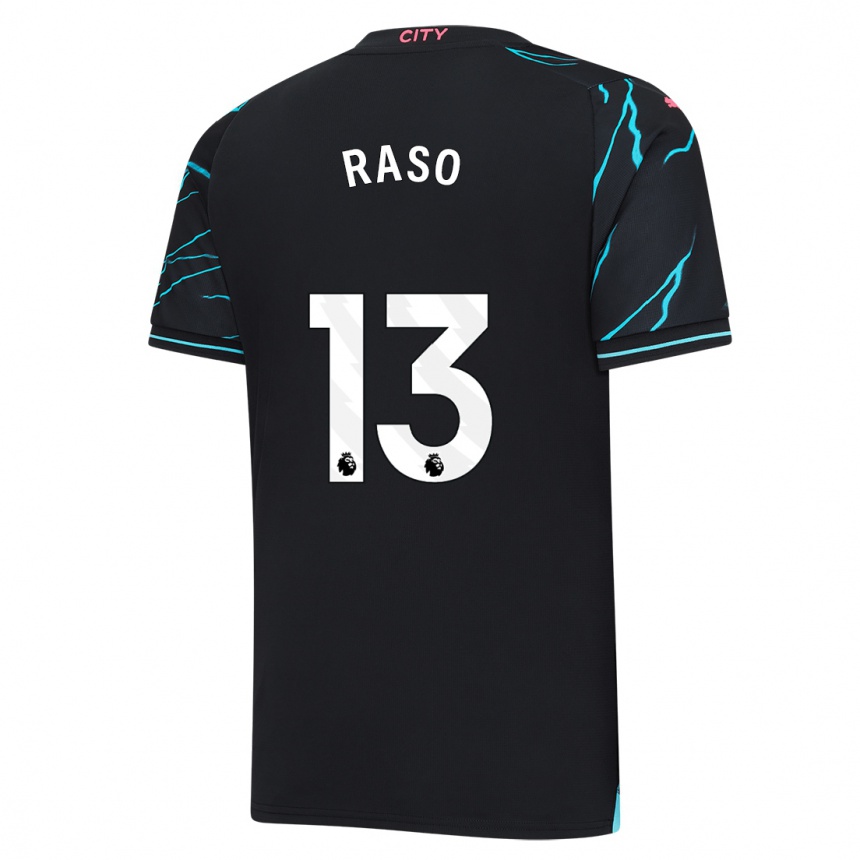 Hombre Fútbol Camiseta Hayley Raso #13 Azul Oscuro Equipación Tercera 2023/24 México