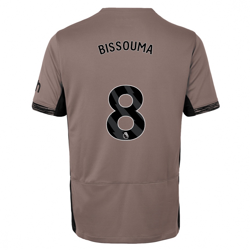 Hombre Fútbol Camiseta Yves Bissouma #8 Beige Obscuro Equipación Tercera 2023/24 México