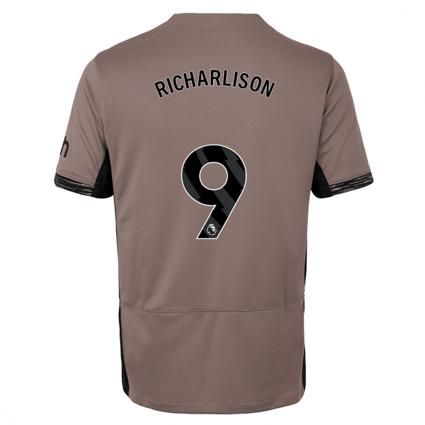 Hombre Fútbol Camiseta Richarlison #9 Beige Obscuro Equipación Tercera 2023/24 México