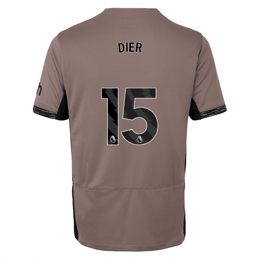 Hombre Fútbol Camiseta Eric Dier #15 Beige Obscuro Equipación Tercera 2023/24 México