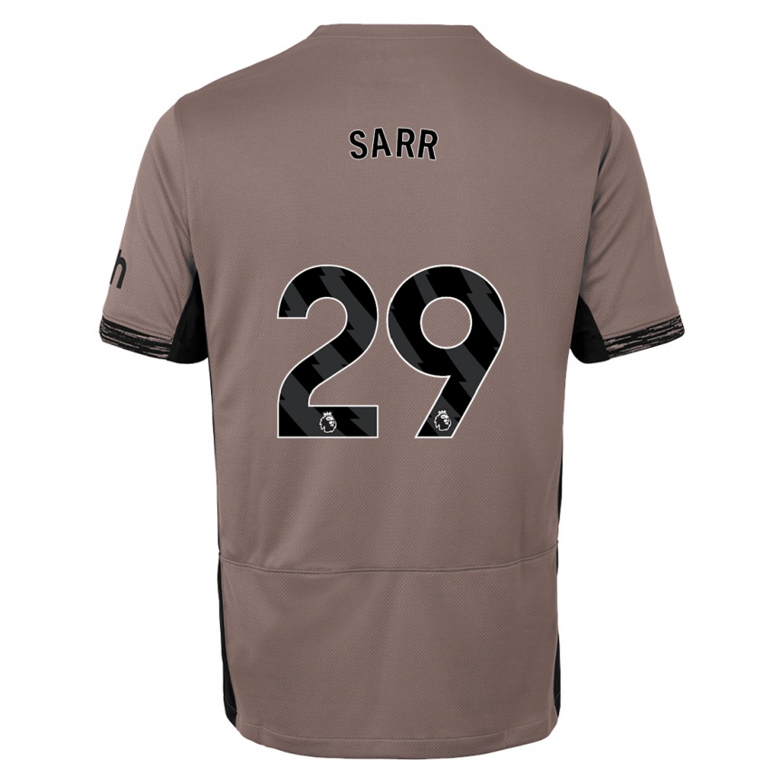 Hombre Fútbol Camiseta Pape Matar Sarr #29 Beige Obscuro Equipación Tercera 2023/24 México