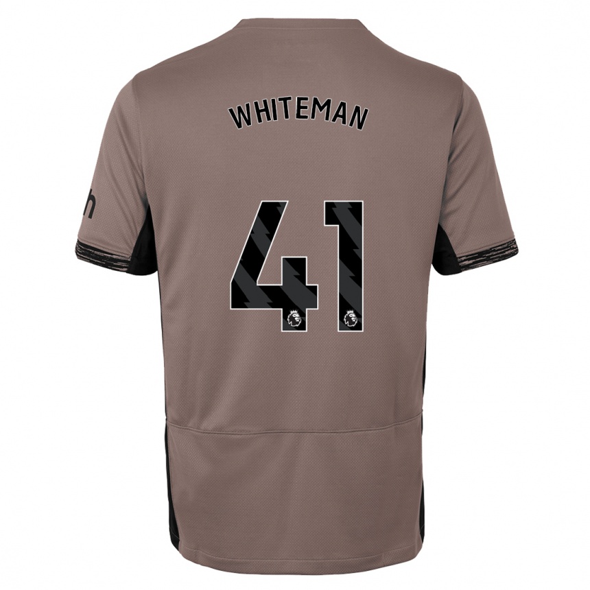 Hombre Fútbol Camiseta Alfie Whiteman #41 Beige Obscuro Equipación Tercera 2023/24 México