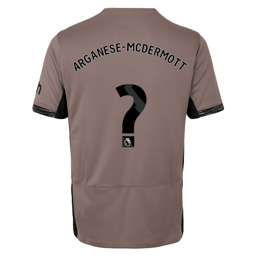 Hombre Fútbol Camiseta Pele Arganese-Mcdermott #0 Beige Obscuro Equipación Tercera 2023/24 México