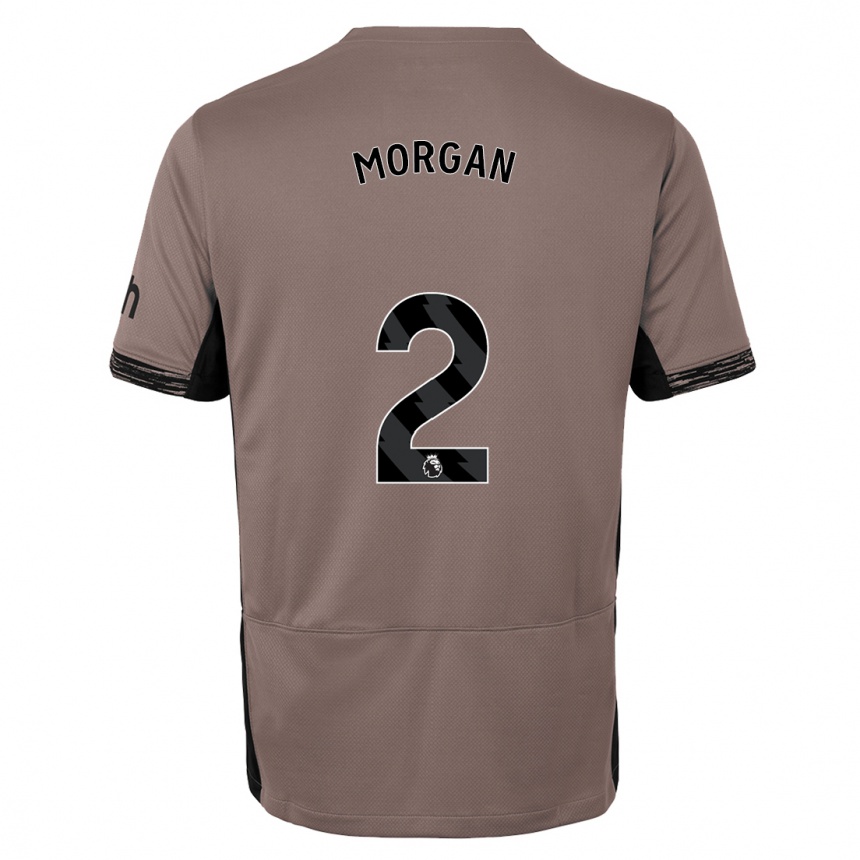 Hombre Fútbol Camiseta Esther Morgan #2 Beige Obscuro Equipación Tercera 2023/24 México