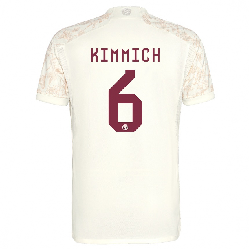 Hombre Fútbol Camiseta Joshua Kimmich #6 Blanquecino Equipación Tercera 2023/24 México