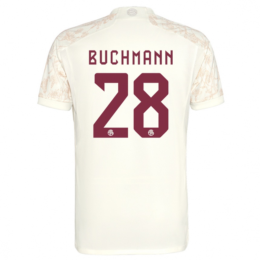 Hombre Fútbol Camiseta Tarek Buchmann #28 Blanquecino Equipación Tercera 2023/24 México