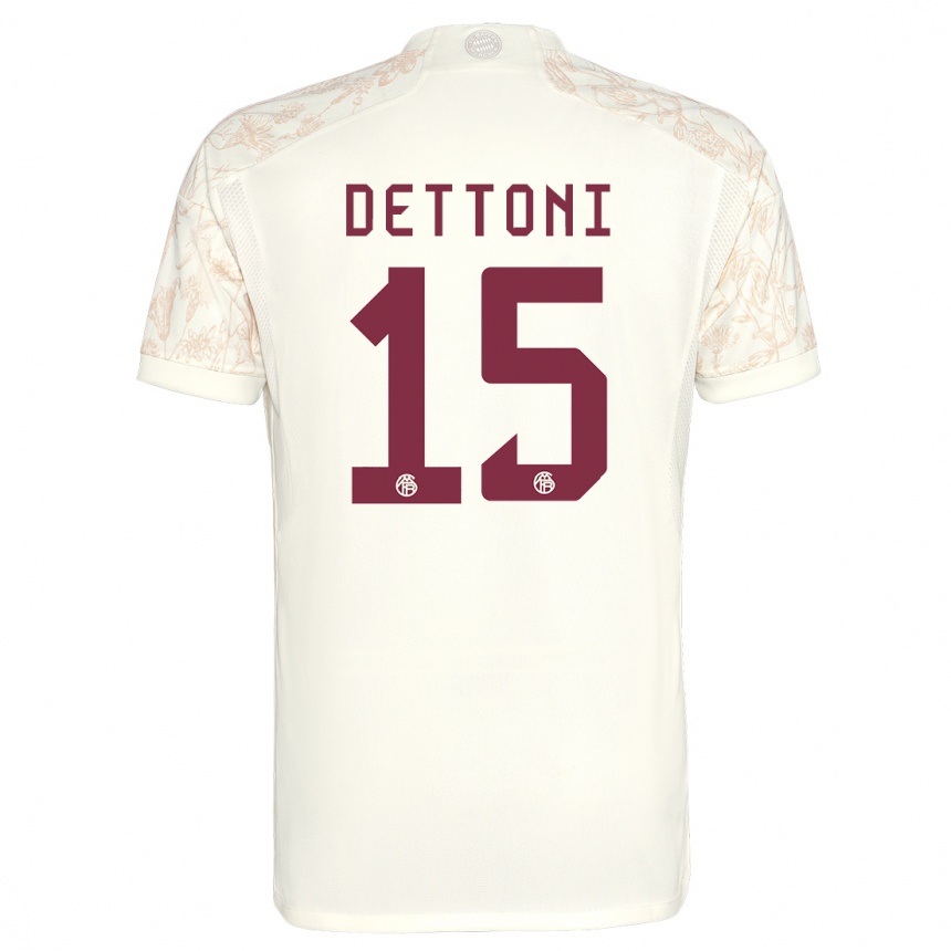 Hombre Fútbol Camiseta Grayson Dettoni #15 Blanquecino Equipación Tercera 2023/24 México