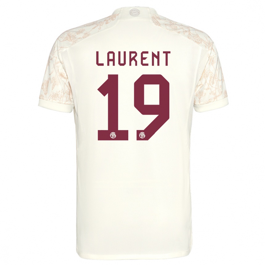 Hombre Fútbol Camiseta Emelyne Laurent #19 Blanquecino Equipación Tercera 2023/24 México