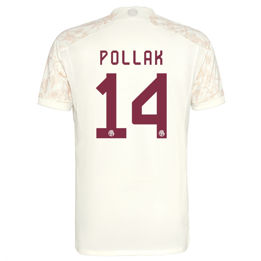 Hombre Fútbol Camiseta Florian Pollak #14 Blanquecino Equipación Tercera 2023/24 México