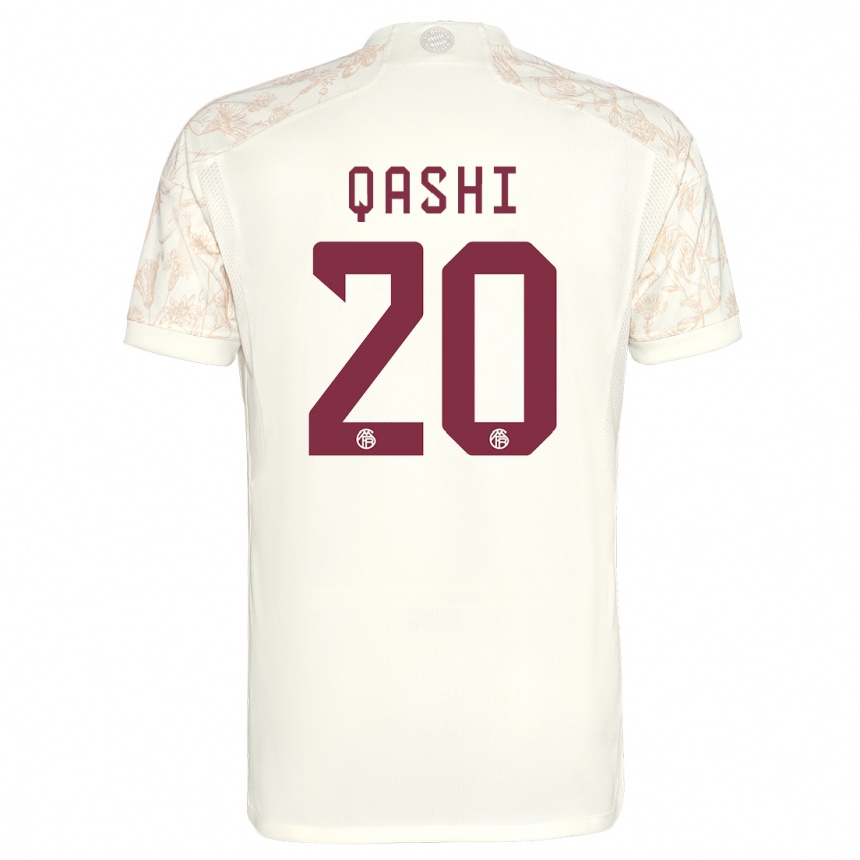 Hombre Fútbol Camiseta Yousef Qashi #20 Blanquecino Equipación Tercera 2023/24 México