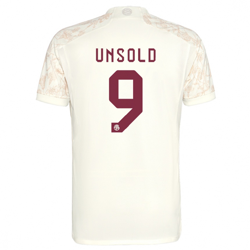 Hombre Fútbol Camiseta Samuel Unsold #9 Blanquecino Equipación Tercera 2023/24 México