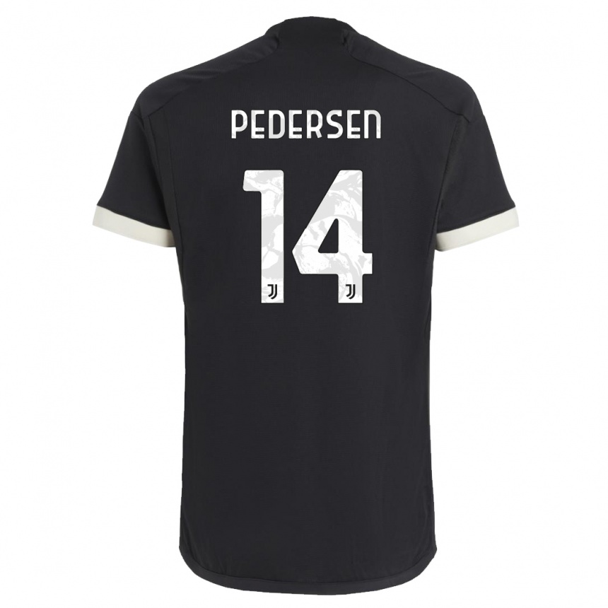 Hombre Fútbol Camiseta Sofie Junge Pedersen #14 Negro Equipación Tercera 2023/24 México