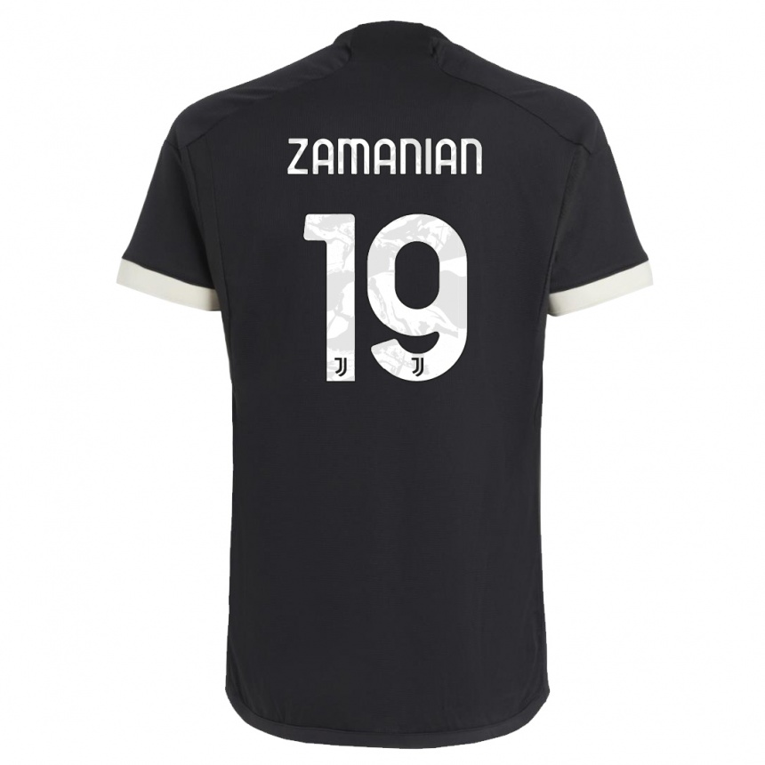 Hombre Fútbol Camiseta Annahita Zamanian #19 Negro Equipación Tercera 2023/24 México