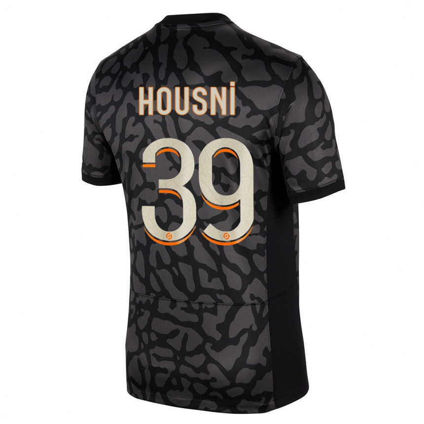 Hombre Fútbol Camiseta Ilyes Housni #39 Negro Equipación Tercera 2023/24 México