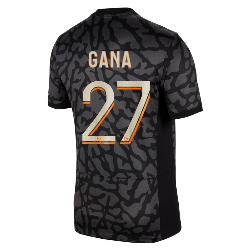 Hombre Fútbol Camiseta Idrissa Gana Gueye #27 Negro Equipación Tercera 2023/24 México