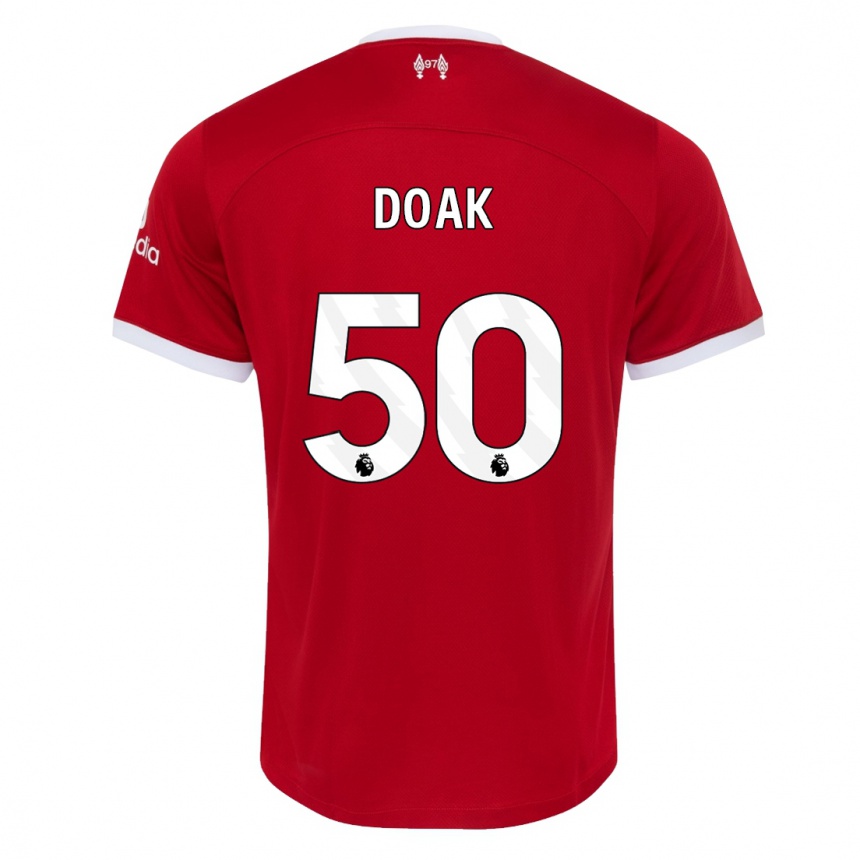 Mujer Fútbol Camiseta Ben Doak #50 Rojo 1ª Equipación 2023/24 México