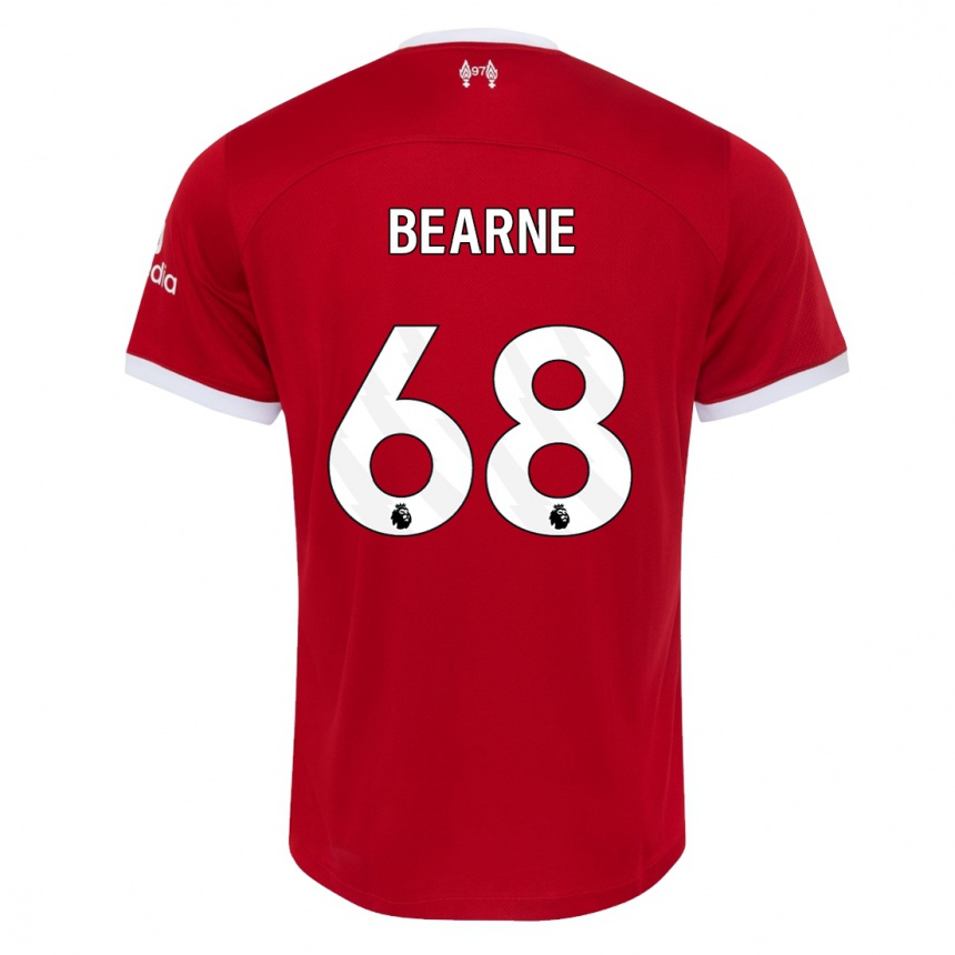 Mujer Fútbol Camiseta Jack Bearne #68 Rojo 1ª Equipación 2023/24 México