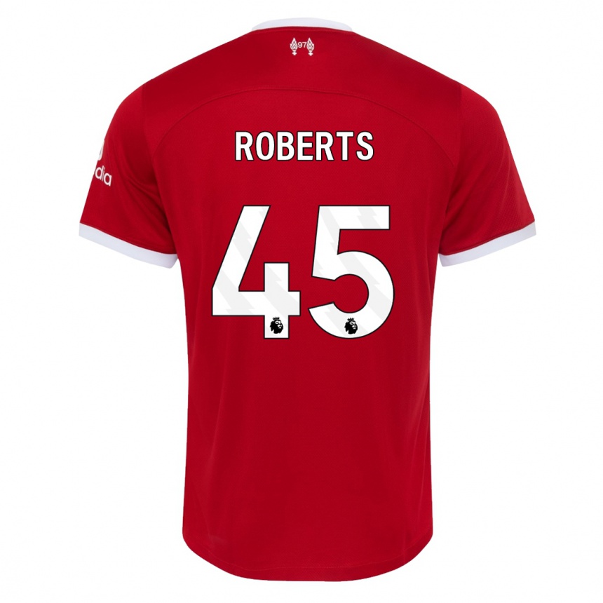 Mujer Fútbol Camiseta Iwan Roberts #45 Rojo 1ª Equipación 2023/24 México