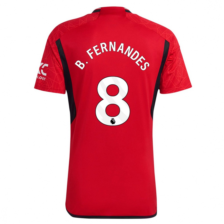 Mujer Fútbol Camiseta Bruno Fernandes #8 Rojo 1ª Equipación 2023/24 México