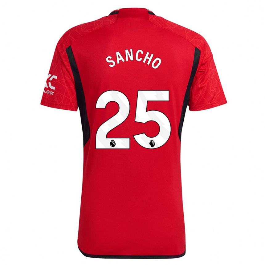 Mujer Fútbol Camiseta Jadon Sancho #25 Rojo 1ª Equipación 2023/24 México